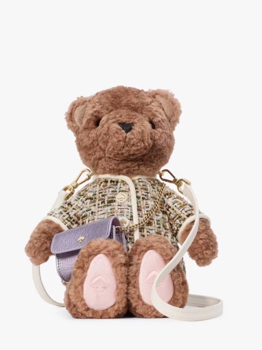 Kate Spade Oh What Fun 3D Teddy Bear Crossbody NWT KI972